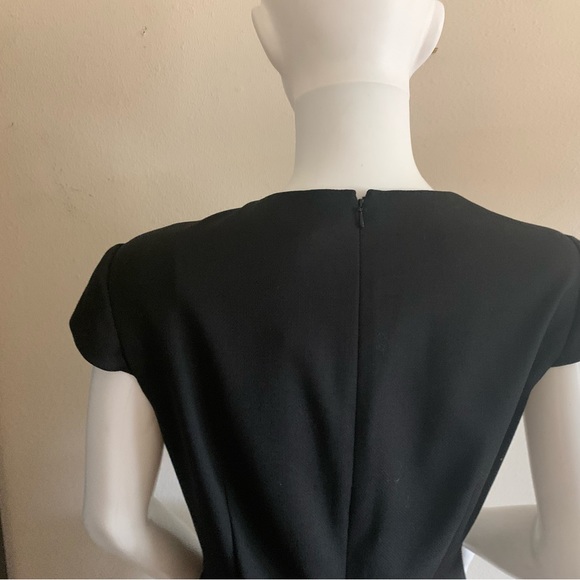 NWT Boden wool blend black mid shift dress - Picture 4 of 8